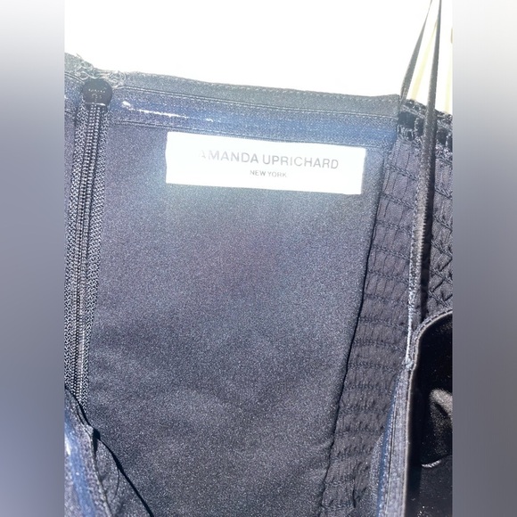 New! Amanda Uprichard x Revolve Kerry Velvet Midi Dress in Black 🖤 Small - Picture 11 of 11